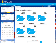 Tablet Screenshot of langues.abriand.info